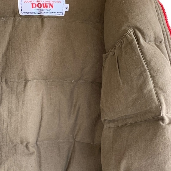 Adventure Gear Down Vest Tan Size XL Full Zip High Neck - Picture 5 of 13